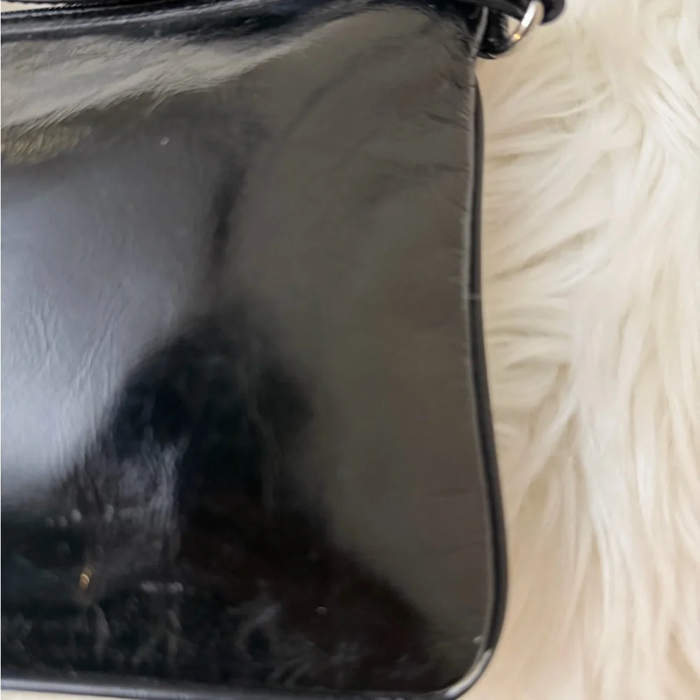 Coach Black and Yellow Wristlet
